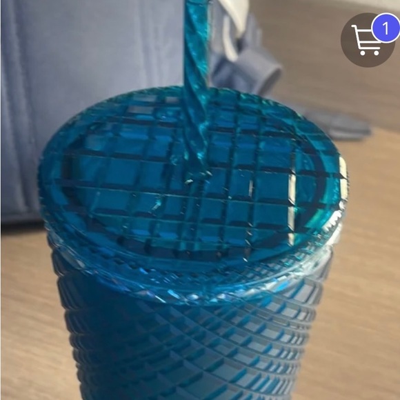 Starbucks Ombre Jade Jeweled Cup Crystal Bling Tumbler Cold Venti 24oz New 2023 - Picture 4 of 15